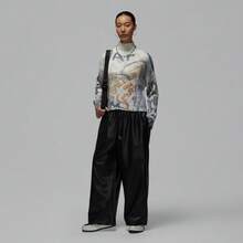 Jordan Women's AS W J FLT FX LTHR PANT D2N Woven Pants IO3049-010 - Black - View 6