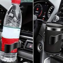 1/2pcs Universal Car Air Vent Cup Holder, A Handy Storage Assistant During Driving! Universally Fit, Easy Installation, Serves As A Stable Beverage Cup Holder And A Practical Small Item Storage Organizer, Suitable For Various Vehicle Models, Making It More Convenient To Access Drinks And Keep The Car Interior Tidy During Driving. - 1/2pc Air Vent Cup Holder - View 2
