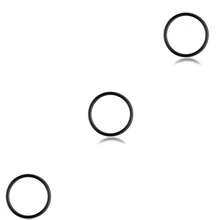 3件套316L医用级不锈钢鼻环，男女通用铰链式鼻中隔环，也适用于唇部、耳骨、肚脐、乳头穿孔，用途广泛，适合日常、派对、音乐节、送礼、海滩度假、节日（春节、情人节、复活节、圣诞节）等场合，尺寸：6毫米/8毫米/10毫米