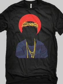 Black Out Fly God T-Shirt - Black - View 1