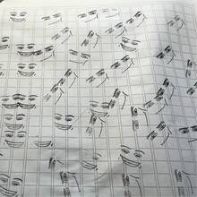 随机颜色印章盒 - 可爱有趣的黑色墨水印章 - 趣味印章 - 适合日常办公使用，可用作标签和指示印章 - 彩色 - 查看 10