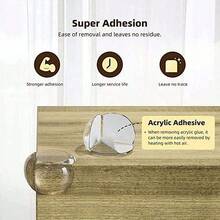 1/3/8PCS Baby Corner Protectors - Furniture Edge Guardty Bumpers - Child Proof Cushion Cover To Protect Sharp Corners Of Your Furniture & Table - Transparent
