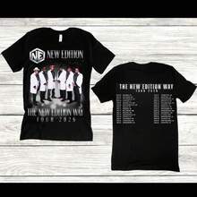 Meghan Trainor The Get In Girl Tour 202NE The New Edition Way Tour 2026 T-Shirt (Front And Back) Toni Braxton - 黑色 - 查看 1