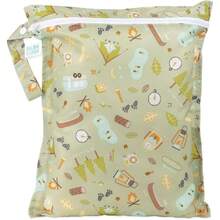 Bumkins Reusable Waterproof Wet Bag with Zipper,37429901 - Camel - Ver 1