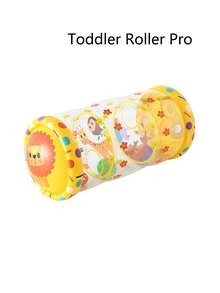 婴儿爬行玩具，鼓励爬行，早期发育活动，包含摇铃、滚球和内置铃铛，可爱动物造型，有助于发展运动技能，适合6个月、1-3岁儿童。