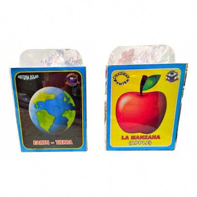 TendenciaJuego De 2 Memoramas Sistema Solar Y Frutas Ingles NiñosCalidad premium