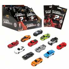 Jada 2/4/6 Pack Fast & Furious Nano Rides - Blind Bags Nano Cars, Mystery Collectible Toys, 1 Of 12 Detailed Nano Toy Cars Made Of Metal (4 Cm) For Fans And Collectors