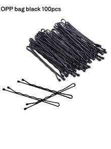 20-200 قطعة من اكسسوارات الشعر ذات الكلمة الواحدة للبنات، طقم كليبس شعر أسود بسيط وأساسي، كليبس BB، متعددة الاستخدامات، للارتداء اليومي، كليبسات شعر، مكياج للحفلات والمناسبات