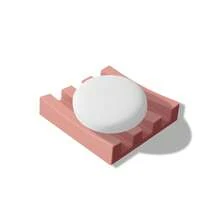 1 pezzo Portasaponetta in silicone, design inclinato per un facile deflusso dell'acqua, vassoio antiscivolo per spugne, adatto per lavandini da cucina e piani di lavoro da bagno - Multicolore - Visualizzare 4