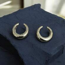 Women Stud Earrings - Silver - View 2