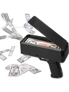 Money Spray Gun Toy, Fake Banknote Spraying Gun, Money Scattering Toy Gun, Handheld Cash Gun Fake Currency Dispenser Money Spray Toy