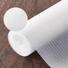 17.5" X 120" Refrigerator Liners Shelf Liner, Fridge Liners Non Slip Washable, Drawer Liners Non Adhesive Waterproof, Durable Fridge Mats For Glass Shelves, Cupboard, Pantry, Clear - MàuC - Xem 1