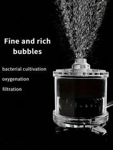 三合一鱼缸过滤器，包含增氧海绵过滤器、鱼缸配件、多功能鱼缸用品、超静音透明外置鱼缸过滤器，适用于各种尺寸的鱼缸