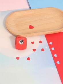 One Red Small Embossing Tool (Heart Pattern)