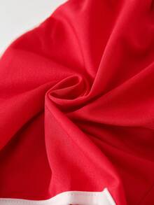 3pcs Tween Girl Brooklyn Letter Print Camisole + Mesh Overlay Top + Shorts Outfit, Summer Outdoor Fashion Set, Suitable For Outdoor, Summer Gift - Burgundy - View 7