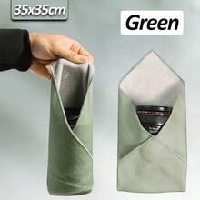 Self-Adhesive Magic Camera Lens Bag Portable Electronic Equipment Protective Sticking Cloth Cosmetic Pouch Stylish Travel Organizer Festival Gifts & Daily Use