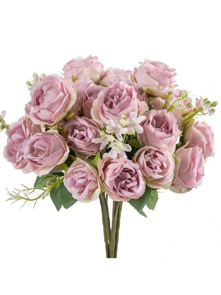 1/3/80 piezas de 30 cm Rosa artificial, decoración de primavera Plantas falsas, decoración del hogar y la boda del Día de San Valentín, ramo de boda, decoración de la sala de estar DIY , decoración del Ramadán, decoración del Día de Acción de Gracias, DIY, regalo, centro de mesa del comedor, decoración de cumpleaños, decoración interior y exterior, decoración de jarrón, decoración rústica, boda bohemia, Día de San Valentín - Rosa - Ver 1