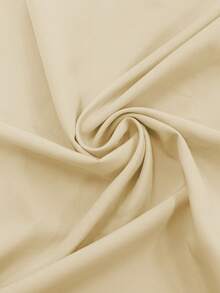 Camisa casual de hombre de unicolor, estilo básico con gráficos impresos, tela suave y sedosa, camisa esencial para caballero - Albaricoque - Ver 3