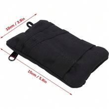 Riñonera De Viaje EDC, Paquete De Cintura De Moda Bolsa De Cintura Portátil Con Cremallera De Viaje Impermeable Al Aire Libre EDC Molle Bolsa Billetera Para Acampar Senderismo Correr Ciclismo (Café) - AAA - Ver 2
