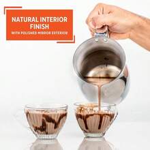 Imusa - Chocolatera de Aluminio 2 Cuartos de galon Color Plateado - Plateado - Ver 5