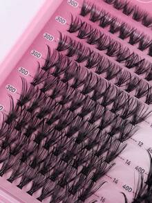 Este set incluye 600 piezas de pestañas postizas en racimo con forma de D, con un tutorial para principiantes incluido. Las pestañas postizas DIY segmentadas, densas y rizadas pueden agrandar los ojos, se sienten ligeras y cómodas, son reutilizables y tienen un diseño de pieza única de gran capacidad. La mezcla de pestañas suaves y naturales crea un efecto de maquillaje ocular estereoscópico 3D. Adecuado para DIY en casa, viajes, uso diario, así como para fiestas de noche, bodas y otras ocasiones. - Multicolor - Ver 7