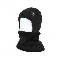 Winter Thick Knit Earflap Hat, Warm Cycling Cap With Neck Protection And Windproof Insulation - Multicolor - View 7
