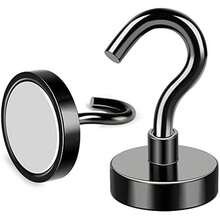MIKEDE Magnetic Hooks 15Pack 28lbs+ Magnet Hook 2025 Cruise Cabin Ship Essentials Heavy Duty Strong Magnets Refrigerator Fridge Hanging For Classroom Beach Vacation Kitchen Grills Home ﻿ - 28lbs-55pcs-black - View 5