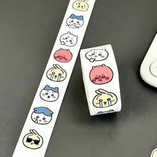 1roll/250pcs Roll Stickers With High Aesthetic Value Decorate Cute Student Hand Account Sealing Stickers, Cute And Beautiful, A Gift For Friends, Creating A Sense Of Surprise, Good-Looking And Affordable, New Year's Gift, Valentine's Day Gift, Easter Gift(Stochastic Style) - Multicolor - View 9