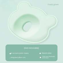 Almohada con forma de cabeza plana para bebé, antideflexión, espuma de memoria - Azul - Ver 6