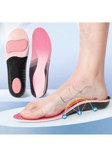Unisex Heavy Duty Arch Support Insoles, Load Bearing Capacity Over 210 Lbs, PU Material, Shock Absorbing Sports Insoles For Running, Hiking, Comfortable Replacement Insoles For Sports Shoes & Boots, Shoe, Spring Summer Picks, Brides Maid Gifts, Room, Bedroom Decor, Beach, Travel, For Men, For Women, Vacation, Women's Day, Travel Essentials, Wedding Favors, Y2k, Bedroom, Car Accessories Women, Kitchen Decor,Cute Stuff - Multicolor - View 2