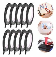 Tendencia10 Cinta De Pizarra Blanca Lines Para Marcar La PosiciónCalidad premium - Negro - Ver 9