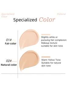 NOVO Corrector de cojín cremoso y transparente, BB Cream de larga duración y control de aceite, suave y difuminable, acabado luminoso, adecuado para fiestas, graduaciones, cumpleaños, vacaciones, estilo Y2K, marca de cosméticos para mujeres, regalo de festival, presente de celebración - 02#Color natural - Ver 11