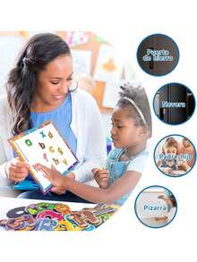 26 Letras Magnéticas,imanes para Nevera,Imanes demagnéticas Grandes para niños, Juegos Regalos Pascua (Letras minúsculas),37412718 - Multicolor - Ver 2