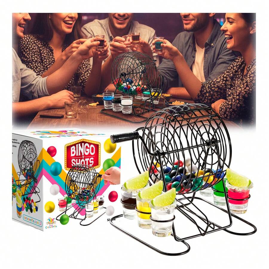 TendenciaBingo Shots Juego Mesa Retos Caballito Drinks Casino FiestaCalidad premium - 1 - Ver 1