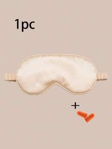 1pc/2pcs/3pcs/4pcs/5pcs/10pcs/15pcs Blackout Sleep Eye Mask, Satin-Like Cooling Comfortable, Relieve Fatigue, Nap, Sleep, Back To School Supplies - champagne - View 18