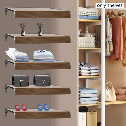 ZHFEISY 5Pcs Wire Shelf Covers, Foamed PVC Wire Rack Covers Removable Closet Pantry Shelves Cover 5mm Thicken Organizer Liners
