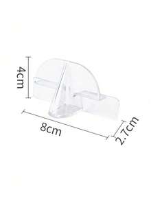 20pcs Eyeglasses Storage Hanging Rack, Transparent Glasses Organizer, Bathroom Bedside Wall Mount Sunglasses Display Holder, Simple No-Drill Eyewear Rack And Accessory Storage - Multicolor - View 10