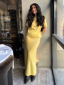 Women Sports Sweater Skirts