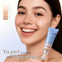 TendenciaSace Lady Base Maquillaje Fijador Matte Poreless 30ml Spf 30 02 Marfil SuaveCalidad premium - 05 Beige Dorado - Ver 5