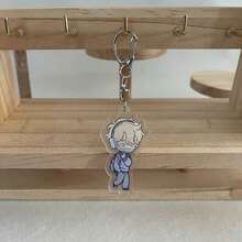 Heiße Anime Alien Stufe 6cm 1 Stück Acryl Schlüsselanhänger Mizi Sua Till Ivan Luka transparente Textur Anhänger Tasche Anhänger Fan Sammlung, es gibt Schutzfolien auf der Vorder- und Rückseite - Verschiedenfarbig - Übersicht 12