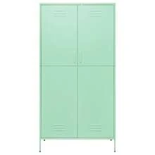 Wardrobe Mint 90x50x180 Cm Steel - Green - View 4