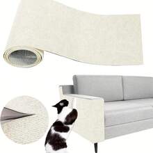 1PC 78.74*15.75in Cat Scratch Couch Furniture Protector, Cat Scratcher Wall Pad From Cat Claws For DlY Scratch Post Cat Tree Climbing Mat,Cat Accessories - 40cmX200cm - View 11