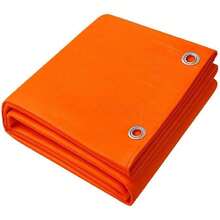 Lonas DE Puebla Lona Rafia Reforzada | Impermeable y Resistente | Polietileno Virgen con Protección UV | Esquinas Reforzadas y Ojillos de Aluminio | Naranja, 6m x 9m,37265251 - Púrpura polvoriento - Ver 2