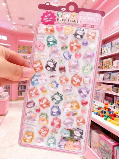 These Adorable 3D Panda And Rabbit Stickers Are Both Cute And Reusable. They Are Perfect For Decorating Girls' Diaries, Scrapbooks, Stationery, School Supplies, Crafts, Notebooks, Computers, Phones, Household Accounts, And More. They Are Also Great For DIY Projects And Office Supplies. Must-Have For Back To School!