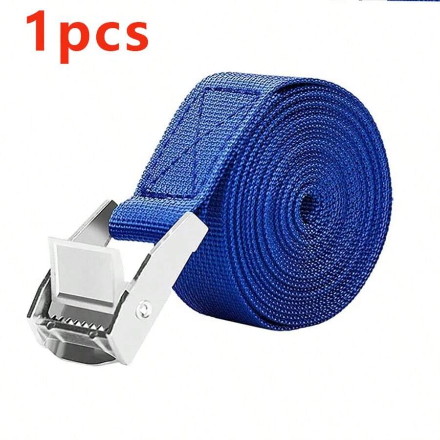 1 Piezas Correas de Amarre Azul Marino Correas de Amarre Resistentes con Hebillas de Aleación de Zinc - Azul - Ver 1