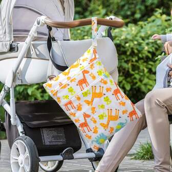 2 piezas de 25x20cm Bolsas de almacenamiento impermeables y lavables para traje de baño o ropa mojada, bolsas de viaje, playa, piscina, gimnasio, decoraciones para baby shower y regalos familiares