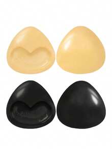2 Pairs Double-Sided Sticky Bra Inserts,Snowy Sticky Bra Inserts,Sticky Bra Push Up, Self Adhesive Pads Ultra Instant Lift Bra, Push Up Bikini Pads For Sports Bra Swimsuit. - 彩色 - 查看 38