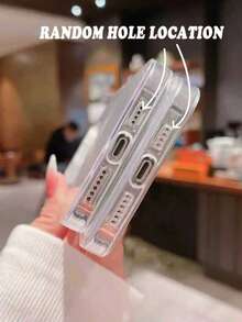 2pcs Perforated High Transparency Black Heart & Red Heart Illustration Painted Anti-Drop Phone Case Compatible With IPhone 17pro/17Air /17/17promax16/11/16pro/16plus, Compatible With Samsung Galaxy S25/S25PLUS/S25 Ultra/A16/A36/A26/A56/A50/A12/A32/A52, Compatible With Xiaomi 11/12Pro/12/12X/13Pro/14Pro/15Pro/, Compatible With Redmi 10/9/Note9/12c/Note11pro/Note8Pro - Multicolor - View 8