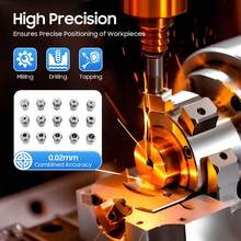 MT3 ER32 M12 Collet Chuck,15pcs Spring Collet Set 3mm-20mm & Spanner With Box For CNC Engraving Machine & Milling Lathe Tools - Silver - View 3