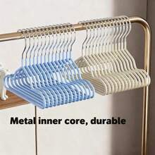 20个/10个装宠物衣架 - 迷你金属设计衣架，宠物服装收纳，小型犬猫服装衣架 - 彩色 - 查看 4